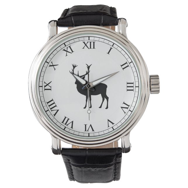 Montre Stade noir (devant)