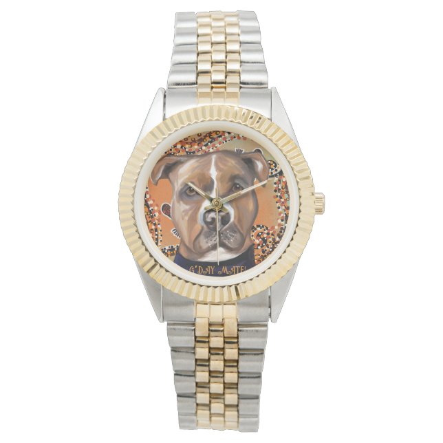 MONTRE STAFFORDSHIRE TERRIER AMÉRICAIN (devant)