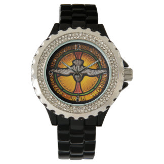 Montre Stained glass dove