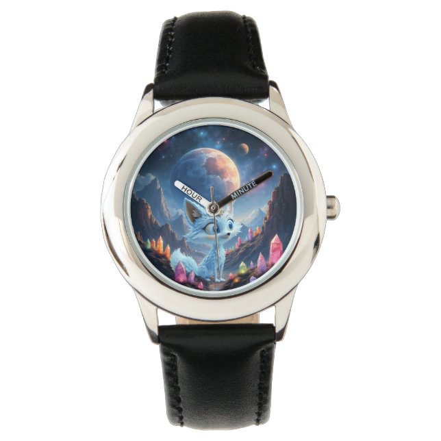 Montre Star Whisper Fox – Keeper of Crystal Light.  (devant)