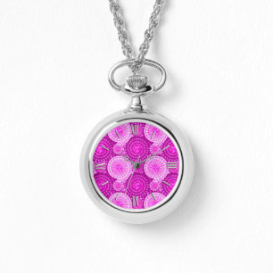 Montre Starburds et pingwheel, améthyste violet