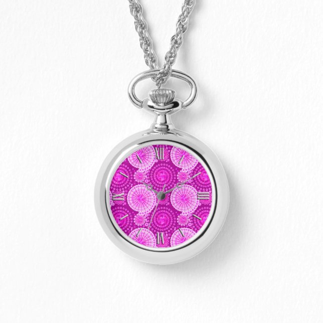 Montre Starburds et pingwheel, améthyste violet (Recto)