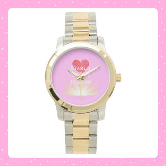 Montre Starlit Coeurs Mode Coeur rouge Shine