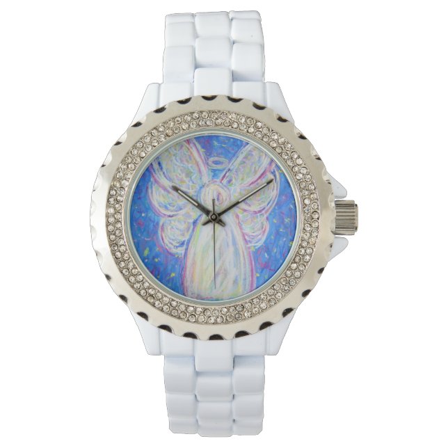 Montre Starry Night Guardian Angel Custom Watch Design (devant)