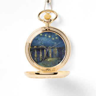 Montre Starry Night on the Rhone Pocket Watch – Van Gogh