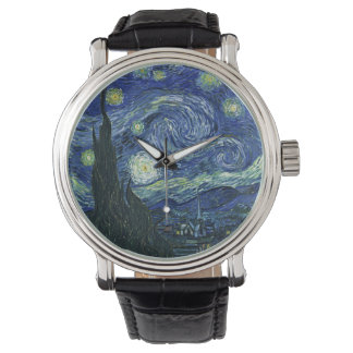 Montre Starry Night Vincent van Gogh Art Peinture