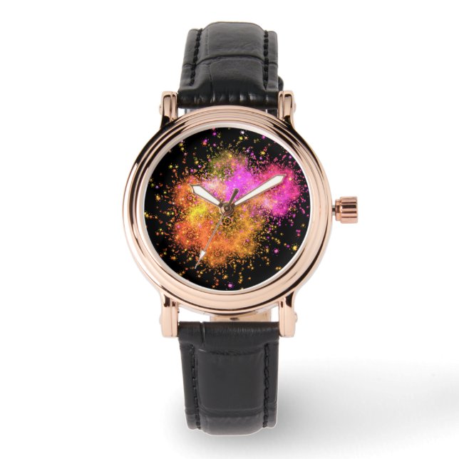 Montre Stars explode - fractal art (Recto)
