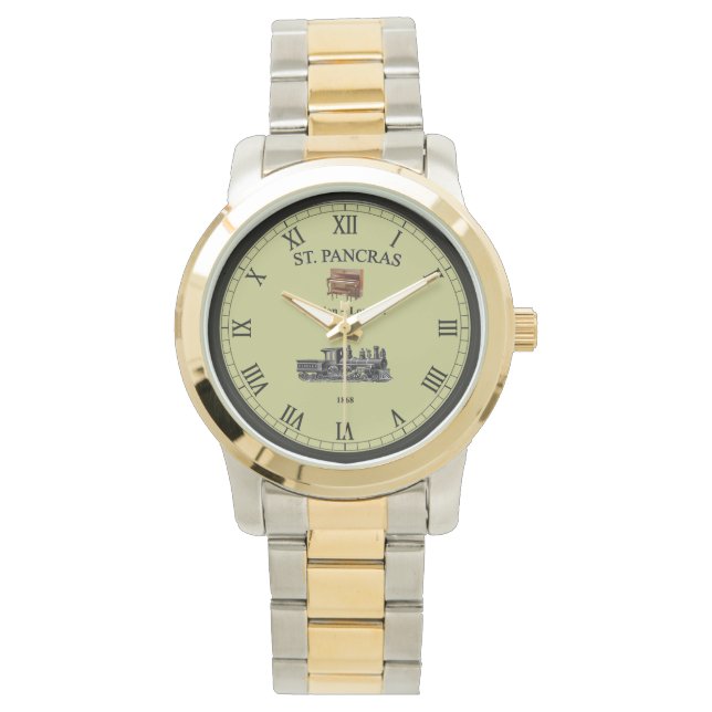 Montre Station St Pancras~Londres Angleterre~Piano droit~ (devant)