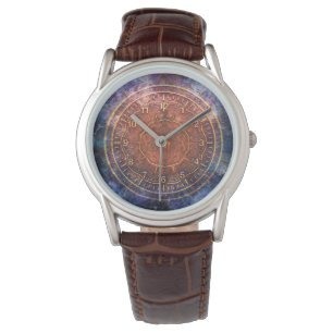Montre Steampunk bleu et rust