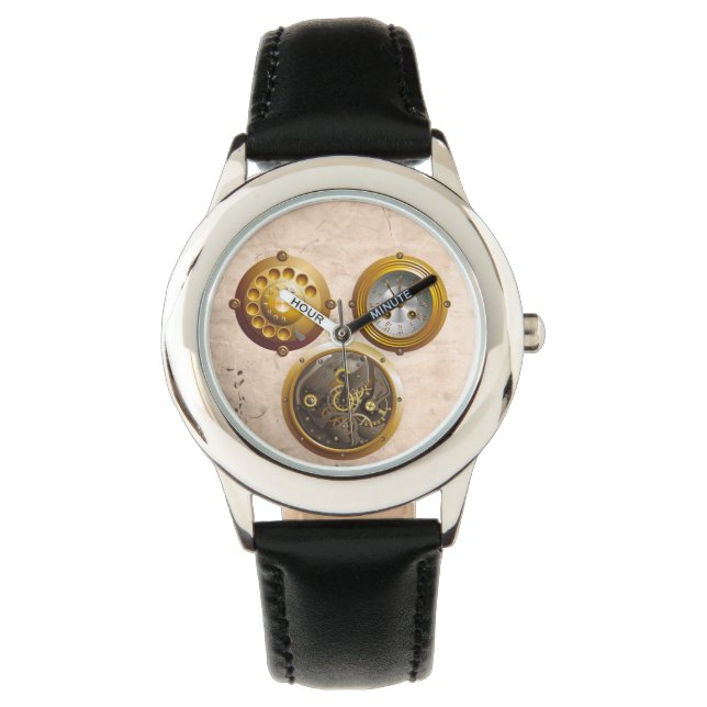 Montre Steampunk Uhr (devant)