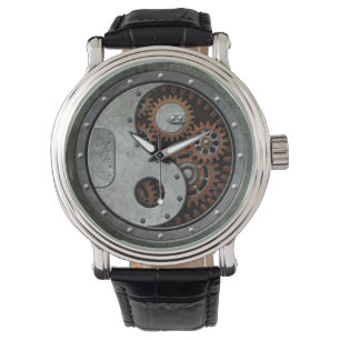 Montre Steampunk Yin Yang