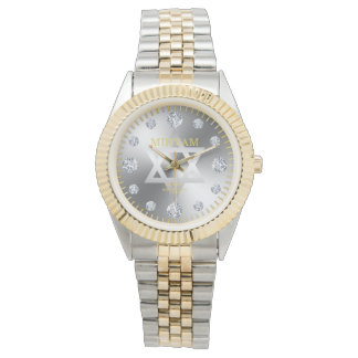 Montre Steel Star of David Steel Diamond Dial Nom personn