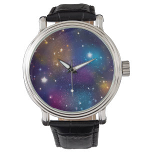 Montre Stellar Galaxy Print Watch