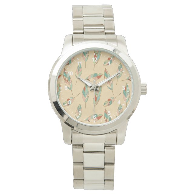 Montre Step de Southwest | Coral Feather (devant)