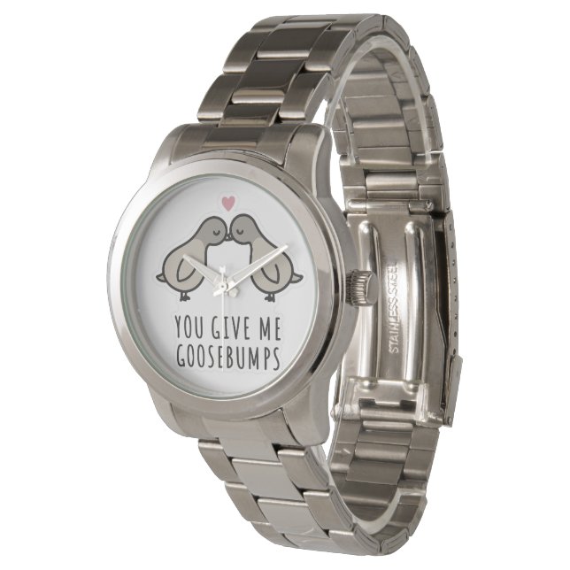 Montre Sticker Inséparables mignons | Vous Me Donnez Des  (Incliné)