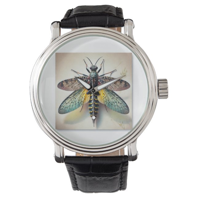 Montre Stonefly Plecoptera 270824IREF228 - Watercolor (devant)