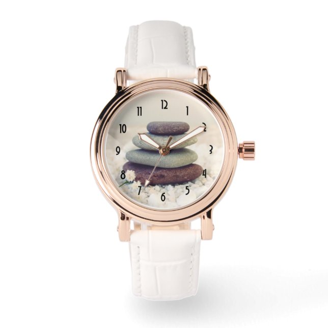 Montre Stones empilées Méditative Cairn (Recto)