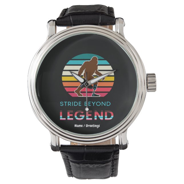 Montre Stride Beyond Legend Sasquatch Amputee Vintage  (devant)