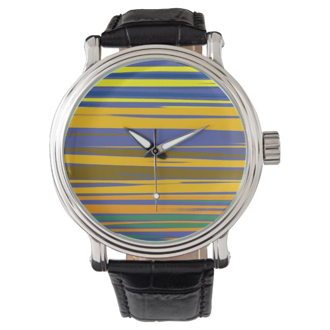 Montre Stripes Pattern (devant)