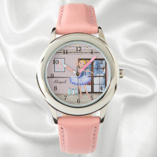 Montre Studio de danse Ballerina personnalisé Ballet d'hi
