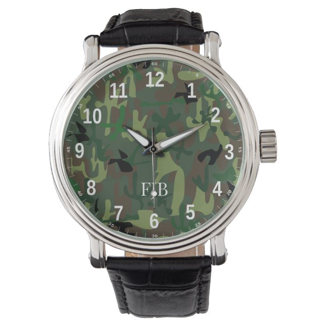 Montre Style CAMO de surveillance électronique (devant)
