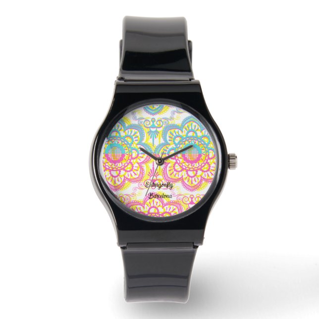 Montre Style d'art urbain espagnol ; design 2 (Recto)
