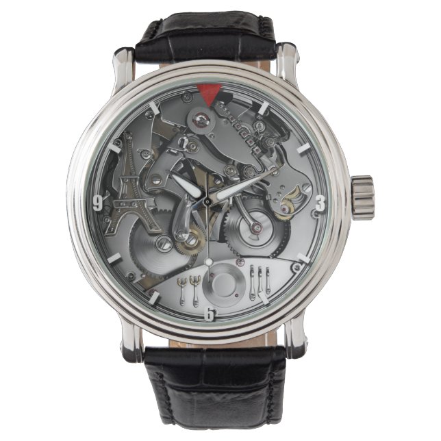 Montre Style mécanique Cyclisme musique (devant)