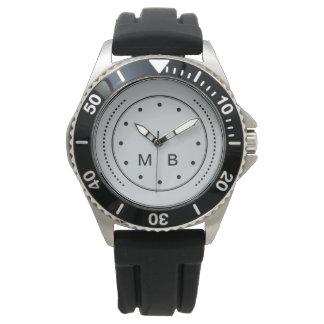 Montre Style Monogramme masculin