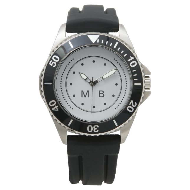 Montre Style Monogramme masculin (devant)