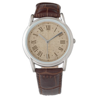 Montre Style vintage et lettres romaines
