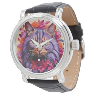 Montre Stylish cat watch for cat's lovers