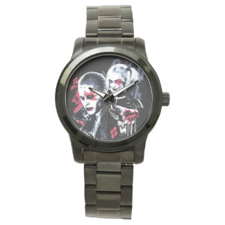 Montre Suicide Squad | Joker & Harley Painted Graffiti
