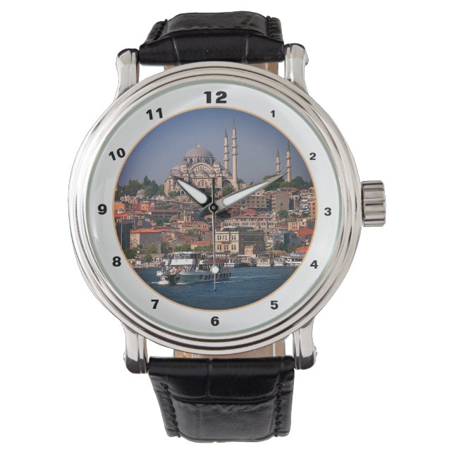 Montre Sultan Ahmed & Istanbul panorama, Turquie (devant)