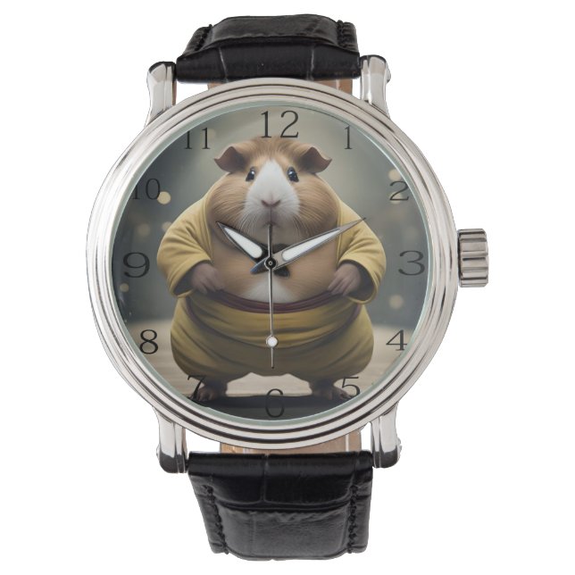 Montre « Sumo Squeakdown : l'incroyable lutteur cochons d (devant)