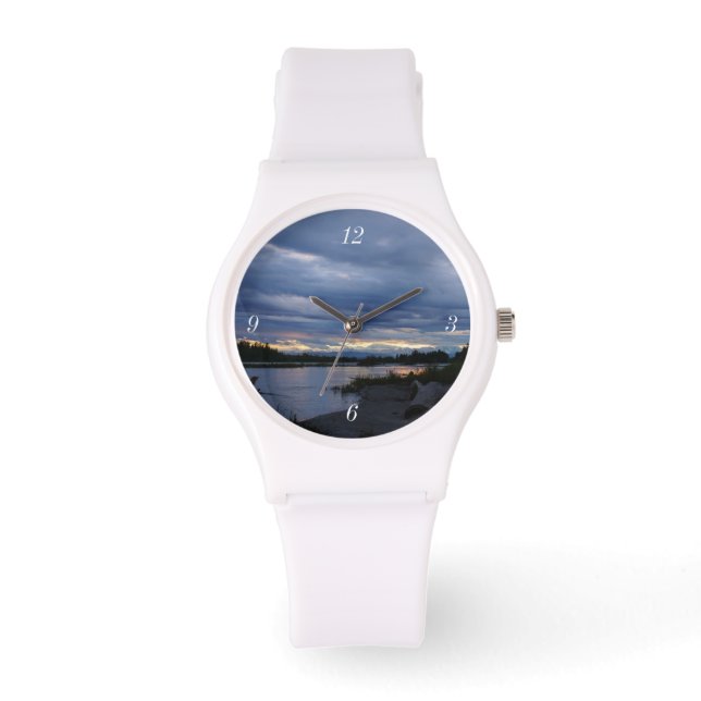 Montre Sunset de l'Alaska à minuit (Recto)