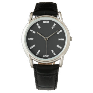 Montre Super Cool "NOW" Watch (Noir) No1