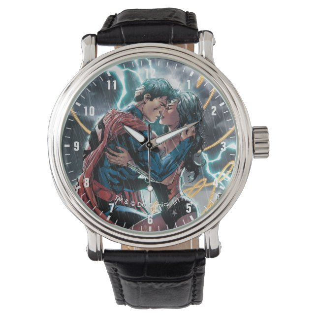 Montre Superman/Wonder Woman Comic Art promotionnel (devant)