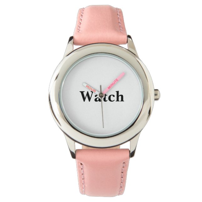 Montre Supprimer ce texte et ajouter votre propre concept (devant)