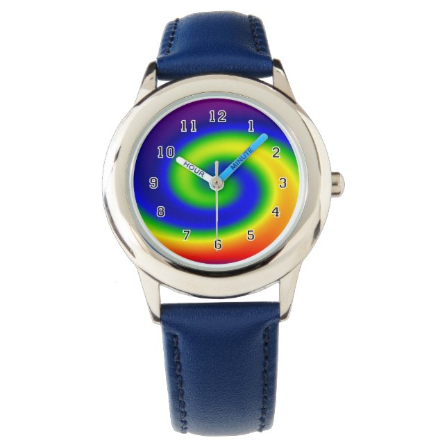 Montre Surf arc-en-ciel (devant)