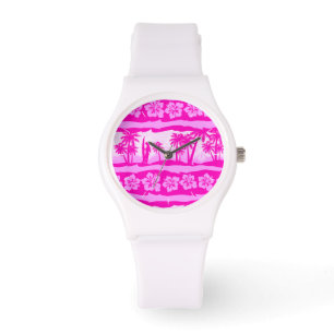 Montre Surfer fille avec palmiers