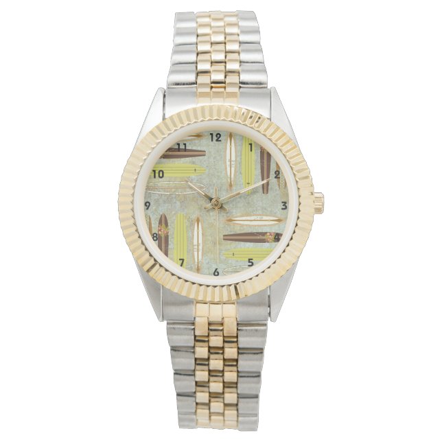 Montre Surfers Boardroom Surf Board Wall Clock (devant)