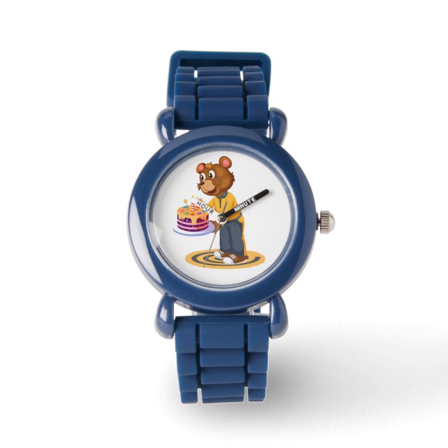 Montre Surprise de l'ours d'anniversaire (Recto)