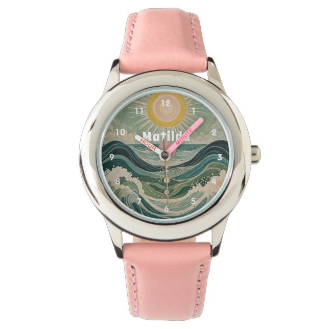 Montre Surtension solaire personnalisée (devant)