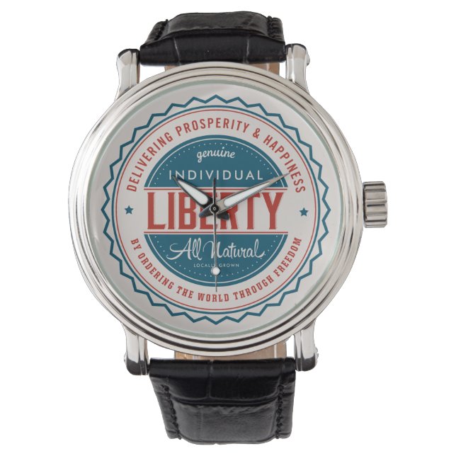 Montre Surveillance de la liberté individuelle (devant)