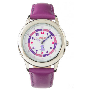 Montre Surveillance de l'apprentissage Dino Purple