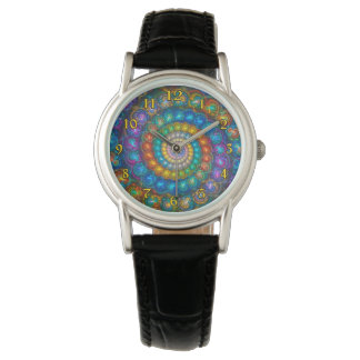 Montre Surveillance des perles de coquille spirale fracta