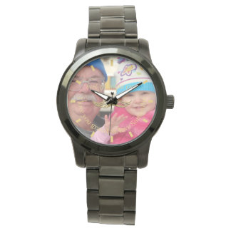 Montre Surveillance du script photo personnalisé | Meille