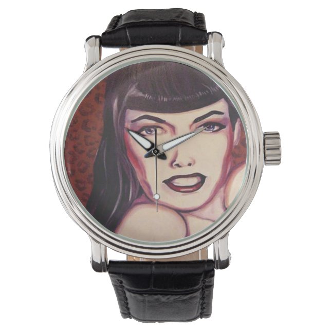 Montre Surveillance du style Vintage de la page Betty (devant)