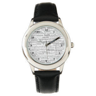 Montre Surveillance du texte de santé multilingue