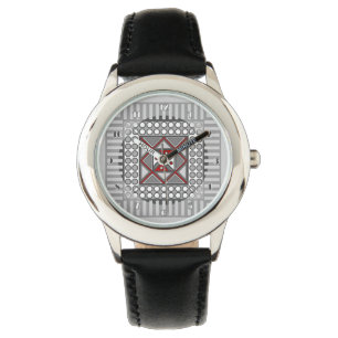 Montre Surveillance géométrique alternative